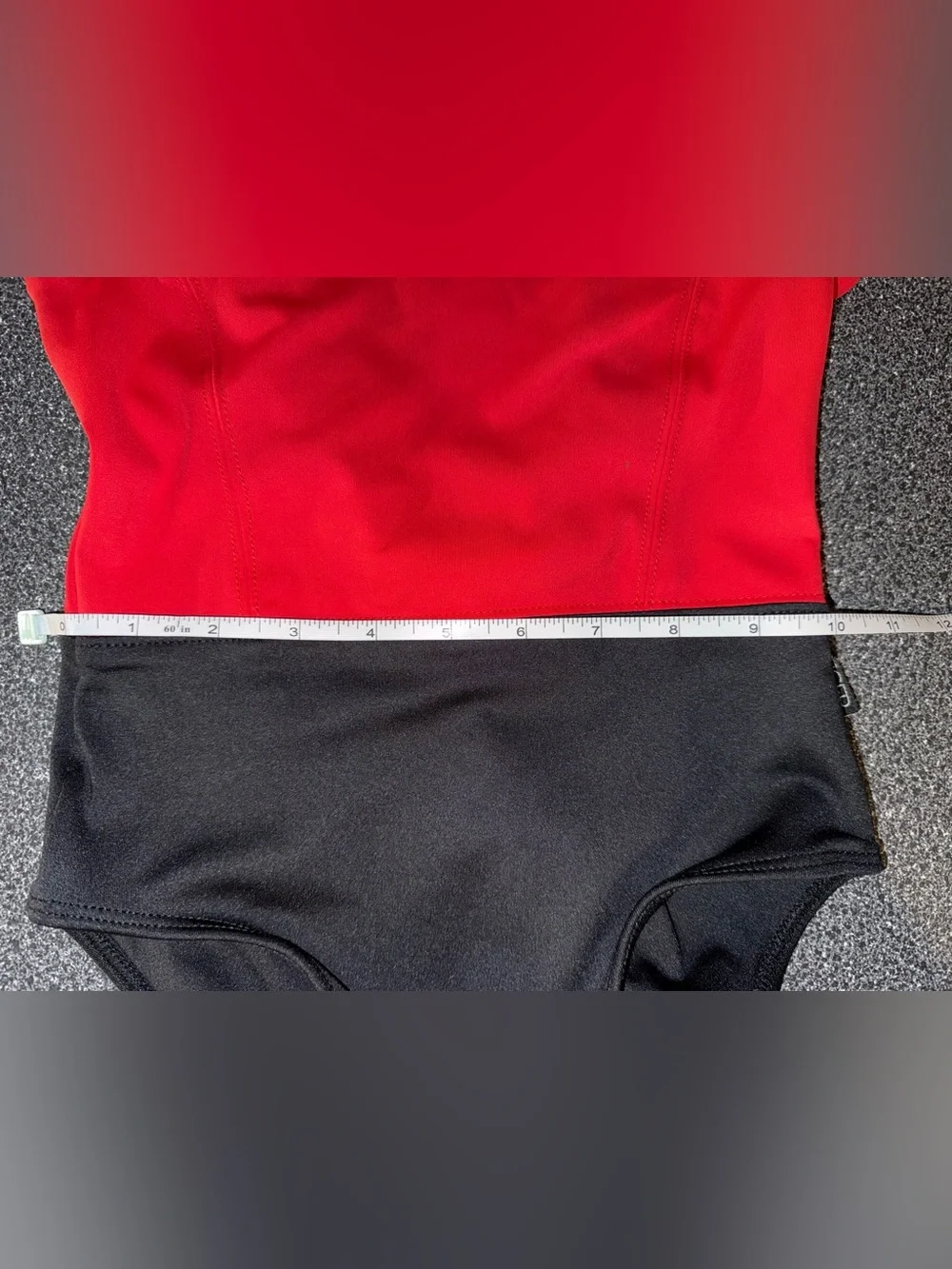 Tiger Friday Red and Black Dance Leotard Size Child Large